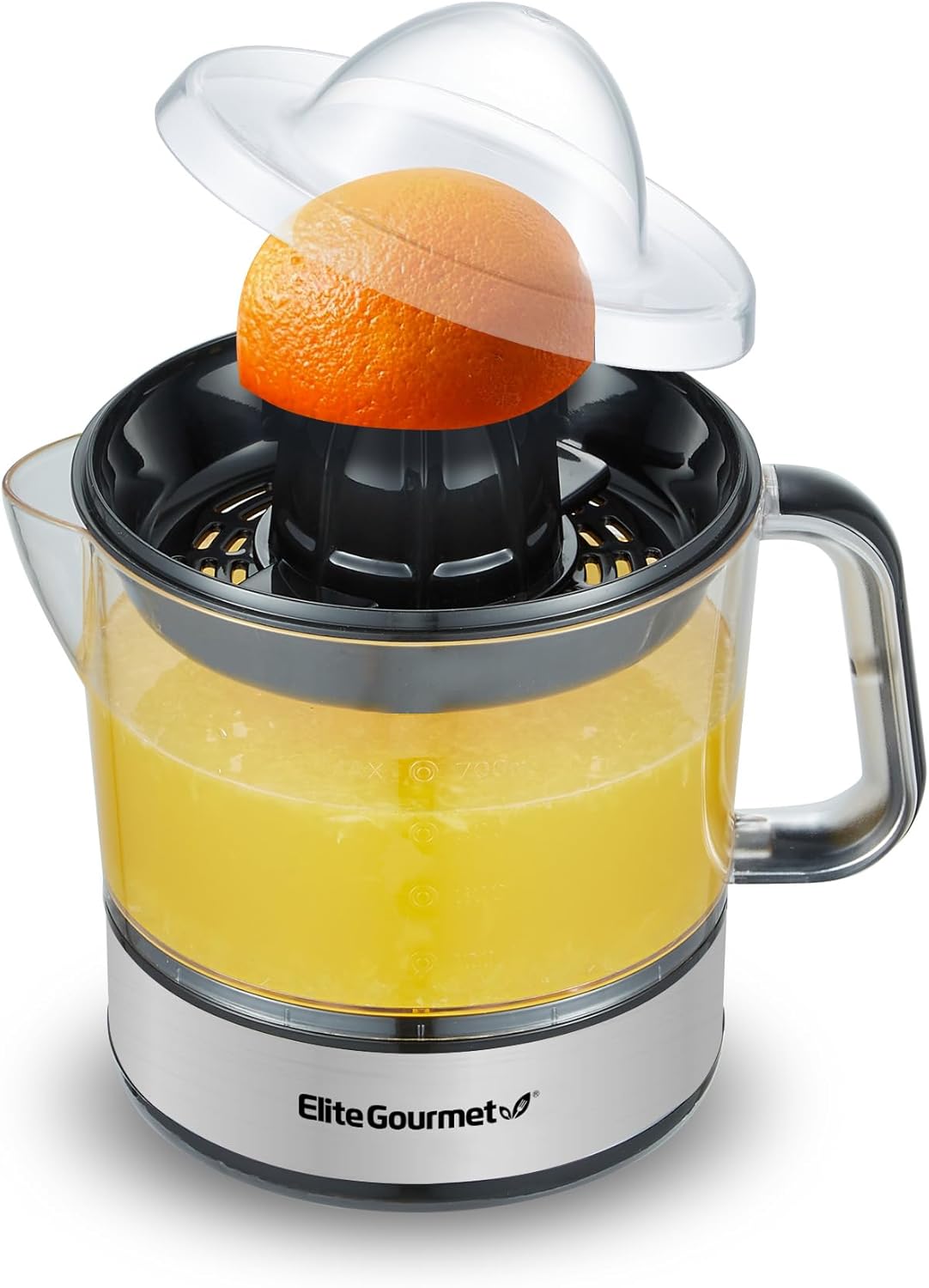 Elite Gourmet 24oz Electric Citrus Juicer, BPA-Free